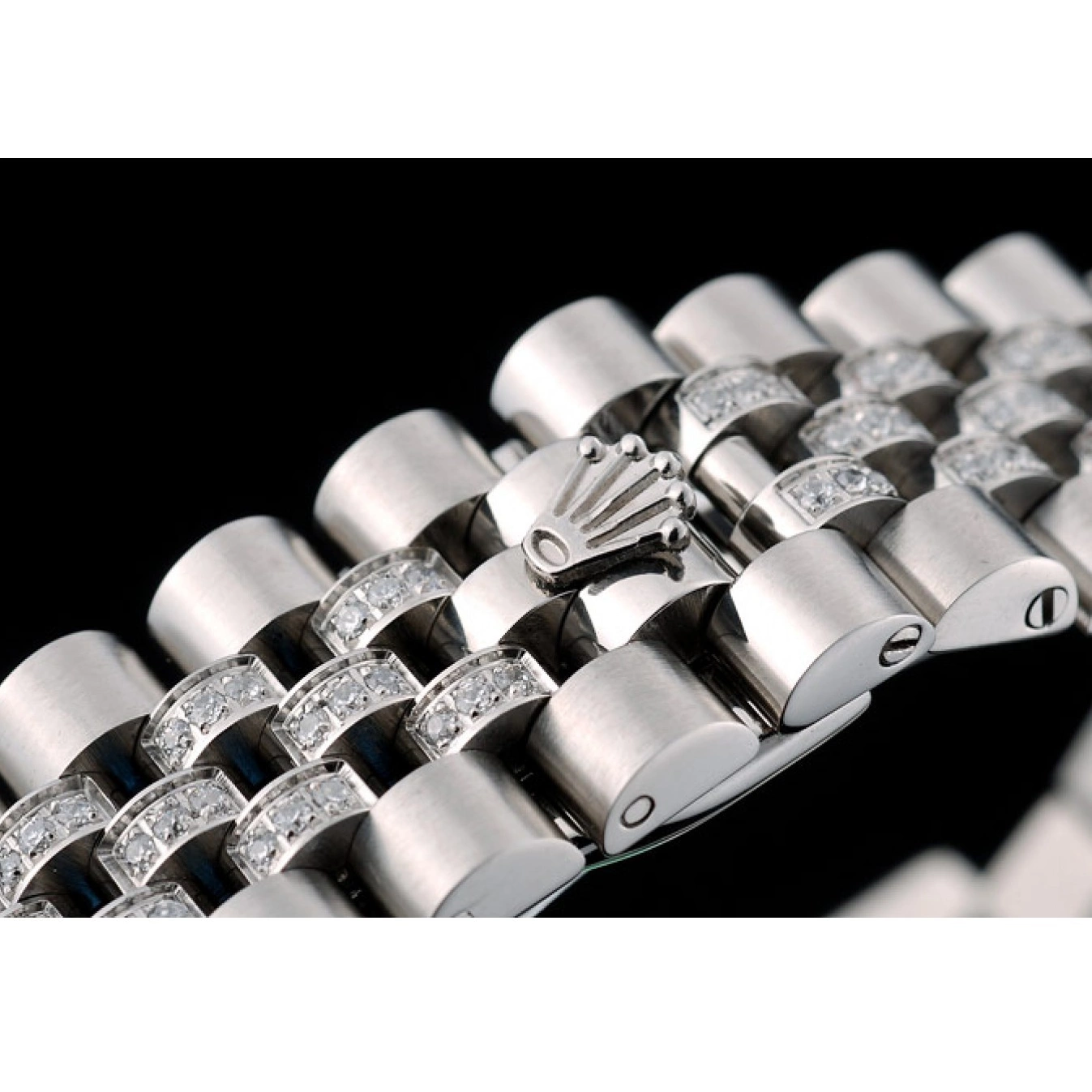 Aaa fake watches Rolex Steel Diamond 41985 Plated Diamond Stainless DayDate Plated Dial Bracelet 0718